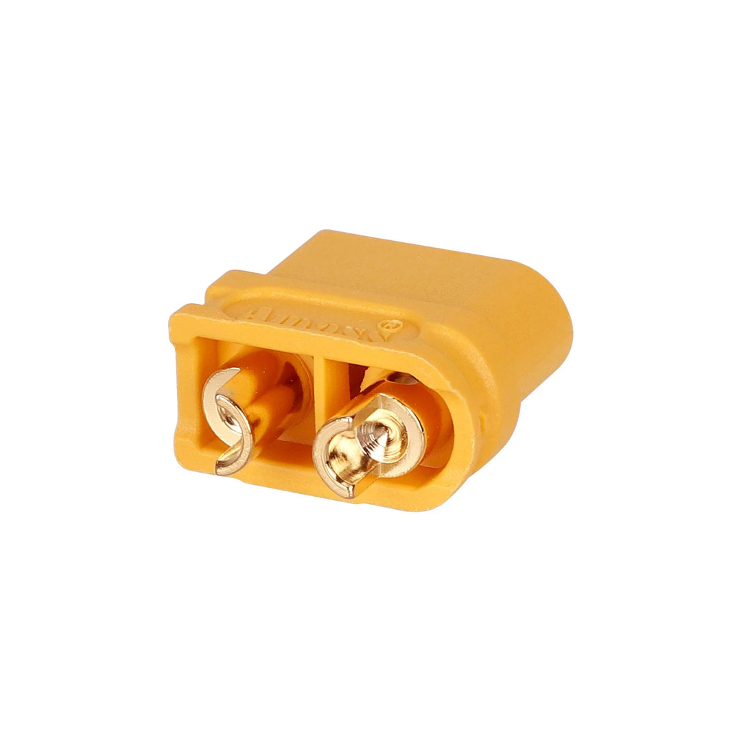 Amass XT60U-F Female Plug XT60U Upgraded Plug Connector with Gold-Plated Banana Plugs AMS XT60U-F Female Yellow Connector High Current Power Aviation Plug Socket Amass XT60 Connector