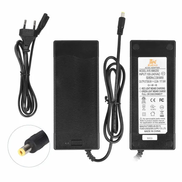 Kukirin G3 original 58.8V2A DC2.1 head charger (European standard)