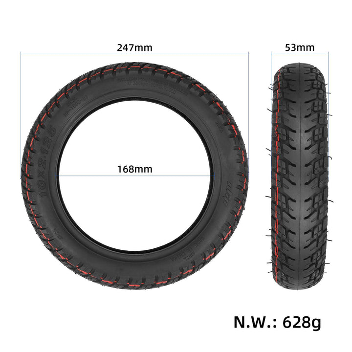 Pneumatico tubeless fuoristrada ULIP 10*2.125 per scooter Segway F20 F25 F30 F40 Xiaomi 4 Lite 2nd Gen, Pneumatico Tubeless 10*2.125, Pneumatico 10*2.125-6.6, Pneumatico 55/80-6.6, Pneumatico Sottovuoto 10x2.125