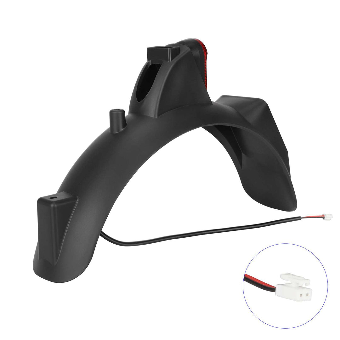 Black Xiaomi 4 Lite 2nd Gen Rear Mudguard Tire for Germany And Italy Waterproof Rear Mudguard Replacement Parts Suitable For Xiaomi 4 Lite 2 Generation Electric Scooter Tire Splash Proof Abs Plastic Rear Fender Protection Parts