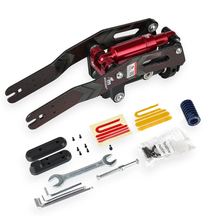 Kit Sospensioni Monorim M0 V5 v5.0 per Xiaomi m365/Pro/Pro2/1s Specifico per 8.5inch 10inch Ricambi Accessori Sospensione Anteriore Monorim V5.0 Per Monopattino Elettrico Xiaomi M365 1s Essential Pro Pro 2 Mi3 4 Kit Ammortizzatore Forcella Pro Ricambi