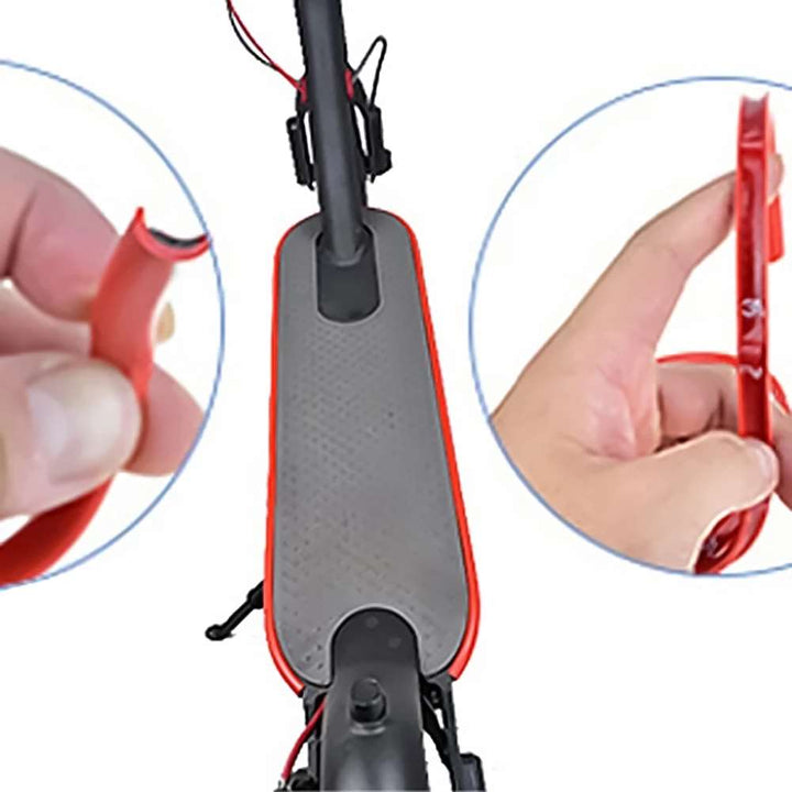 8M Electroplating Red Anti-collision Strip for Xiaomi M365 Pro 1S Scooter Bumper Strip with Electroplating Rubber for Bike 8M Car Decor Car Wheel Rim Protector Sticker Chrome Moulding Strip Trim Grille Bumper Decoration Tire Hub Lights Exterior