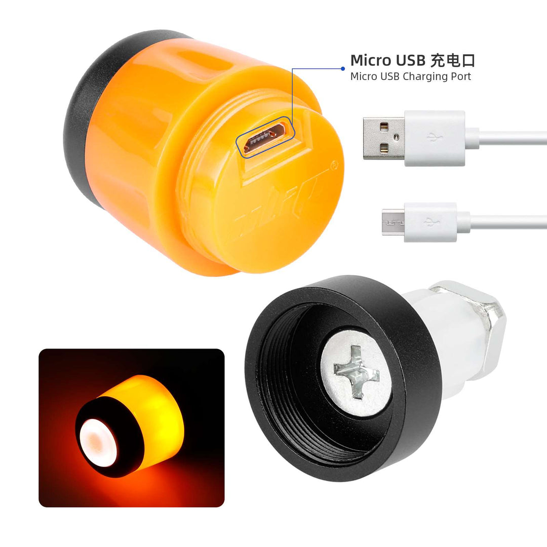 Ulip Indicatori di direzione a LED Manopole Antiscivolo per Manubrio Prolunga per Manubrio Manopole per Ninebot Max G30 G30D/E/LP Monopattino Elettrico Kit di Impugnature in Silicone con Luce Estensibile Ricaricabile USB per Max G30