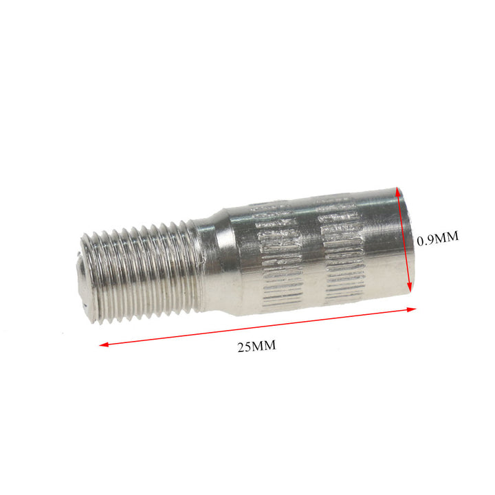 39mm Extending Valve Adapter For Pumping Xiaomi Scooter Front Wheel Motor Inflation Pump Extension Nozzle Inflation Valve 39mm Screw-On Valve Cap Stem Extension Extenders Metal Silver Auto Car Truck Wheel Tyre Tire Cap Extender Adapter