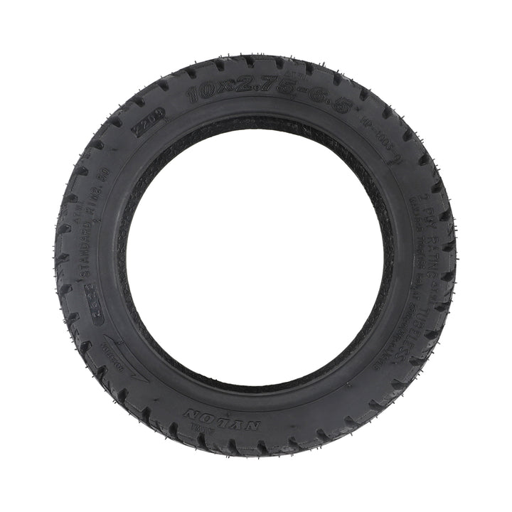 Ulip 10 Inch 10*2.75-6.5 E-Scooter Vacuum Tyre with Valve 10*2.75-6.5 Widen Tubeless Tire with Valve 10X2.75-6.5 Off-road Tires Parts Off-road Tire for Smartgyro Speedway,Rockway,Crossover Kugoo G3, Speed 5 DT 3 Electric Scooter