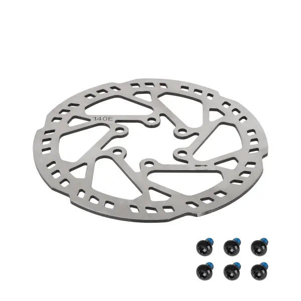 140mm 6-hole disc brake disc with screws for Kukirin G3 Pro