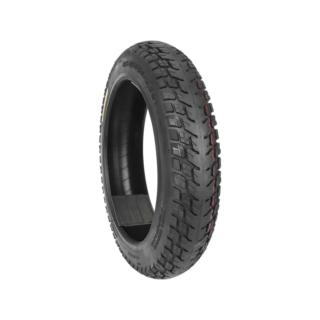 Ulip 66-254(14*2.5) Off-Road Tubeless Tire Pneumatic Wheel Tire For 14 Inch Electric Bicycle Electric Bicycle Wheels 14*2.50 Tires14x2.5(66-254) Off-Road Vacuum Tire Electric Vehicle 14 Inch Thick Off-Road Tire