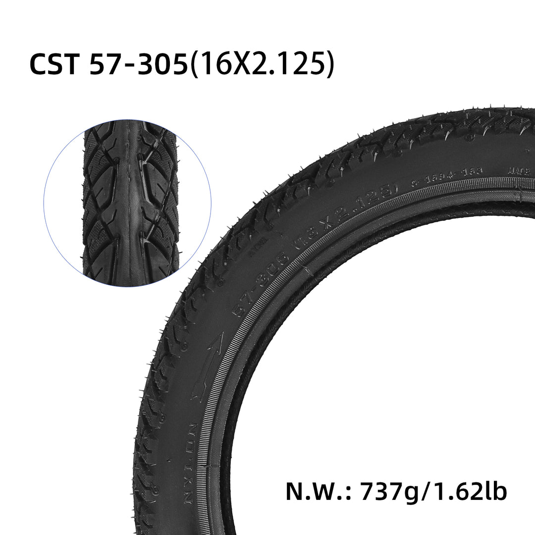CST 16*2.125 Pneumatico Esterno 16 Pollici 16*2 125(57-305) Camera d&
