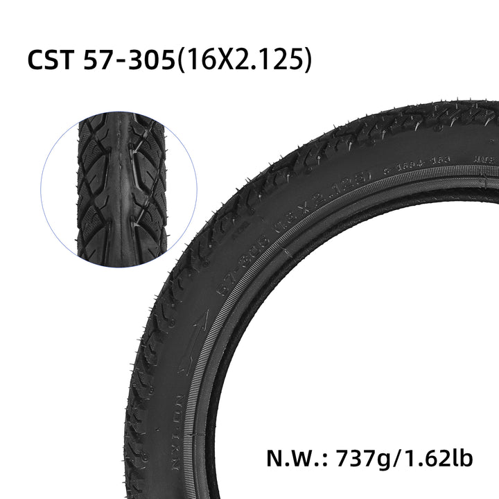 CST 16*2.125 Pneumatico Esterno 16 Pollici 16*2 125(57-305) Camera d&