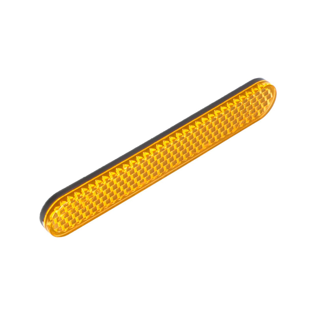 4 Pcs Yellow Segway Scooter G30 Max Reflective Strips Reflective Stickers Max G30 Plastic Cover Reflective Safety Stickers Front Rear Wheel Cover Waterproof Reflective Sticker For Ninebot Max G30 Electric Scooter Warning Dustproof Reflective Sticker