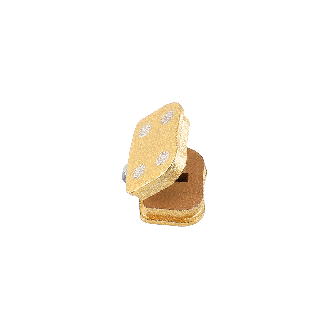 Full-metallic Lining Sheet for AOBANG BOLI AONUOSAI Disc Brake Pad Bicycle Electric Scooter Hydraulic Disc Brake Pad Parts Bicycle Replacement Full?Metallic Resin Disc Brake Parts for Bicycle Mountain Bike