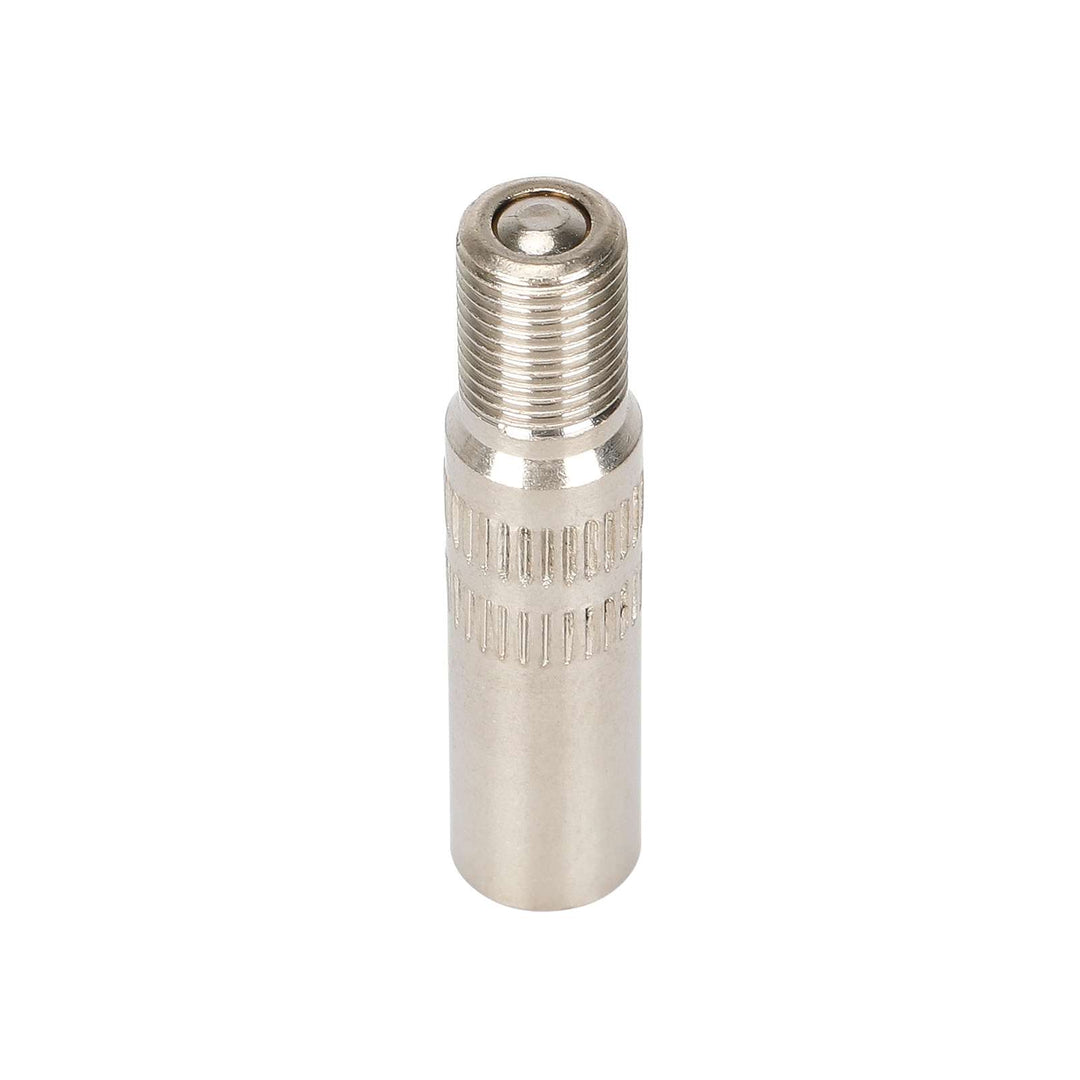 39mm Extending Valve Adapter For Pumping Xiaomi Scooter Front Wheel Motor Inflation Pump Extension Nozzle Inflation Valve 39mm Screw-On Valve Cap Stem Extension Extenders Metal Silver Auto Car Truck Wheel Tyre Tire Cap Extender Adapter
