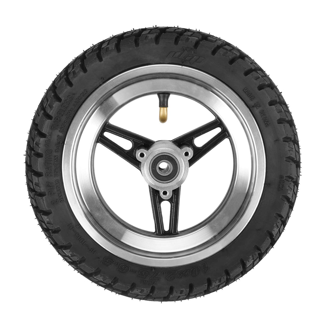 Ulip 10 Inch 10*2.75-6.5 E-Scooter Vacuum Tyre with Valve 10*2.75-6.5 Widen Tubeless Tire with Valve 10X2.75-6.5 Off-road Tires Parts Off-road Tire for Smartgyro Speedway,Rockway,Crossover Kugoo G3, Speed 5 DT 3 Electric Scooter