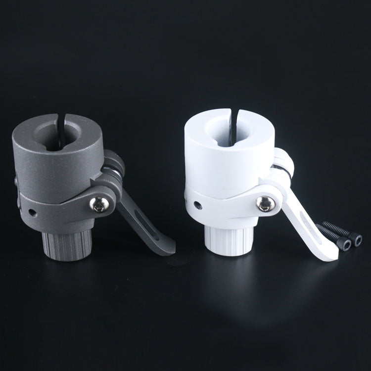Base pieghevole grigia completa per monopattino elettrico Xiaomi Mijia M365 Pro, con sistema di bloccaggio integrato. Base solida in metallo per ricambio palo pieghevole con accessori a vite per monopattino elettrico Xiaomi M365 Pro.