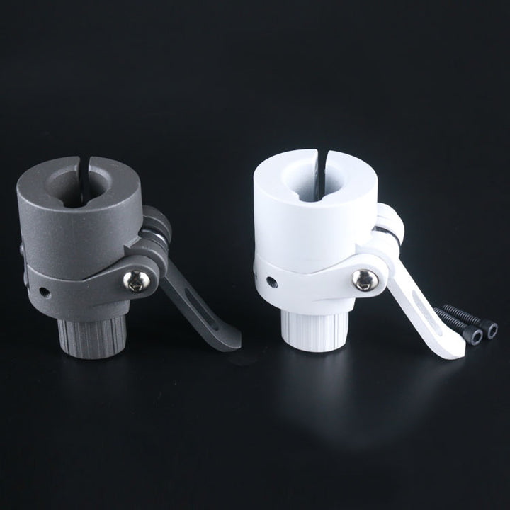 Base pieghevole grigia completa per monopattino elettrico Xiaomi Mijia M365 Pro, con sistema di bloccaggio integrato. Base solida in metallo per ricambio palo pieghevole con accessori a vite per monopattino elettrico Xiaomi M365 Pro.