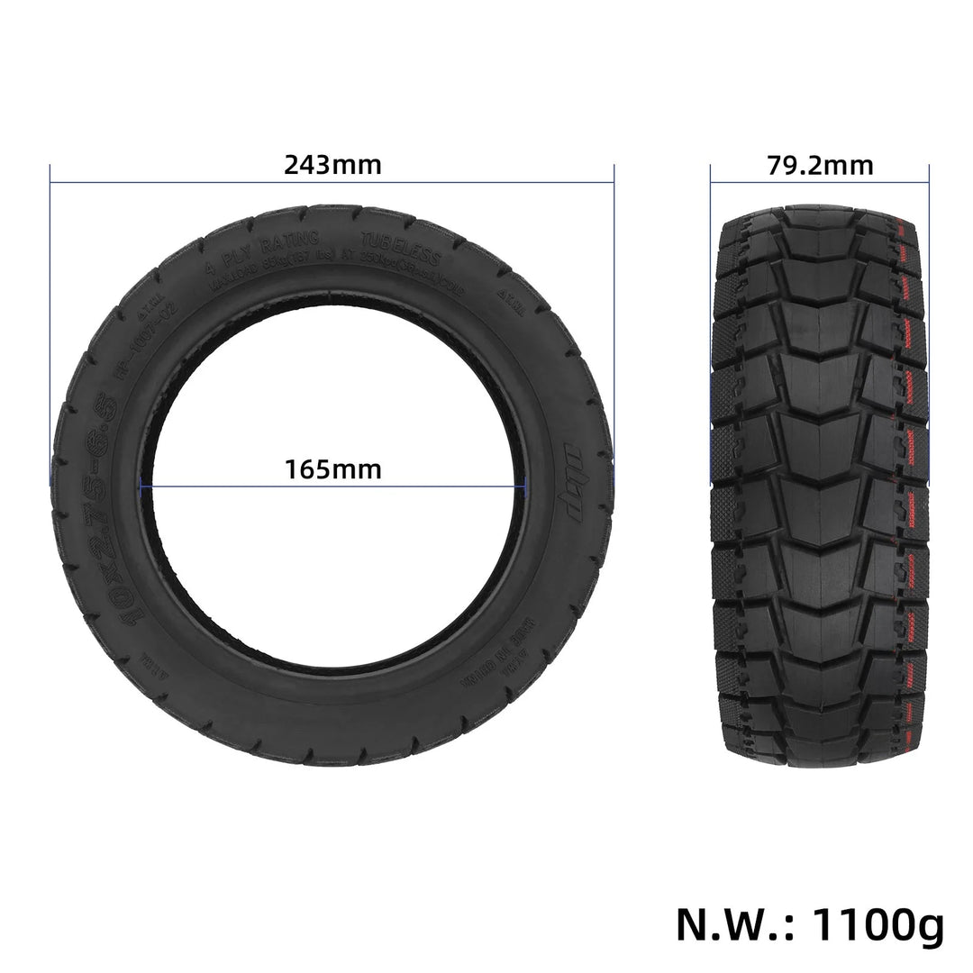 ULIP 10*2.75-6.5 Self-repairing E-Scooter Vacuum Tyre with Goo 10 Inch 10*2.75-6.5 Widen Self-healing Tubeless Tire with Jelly For Kukirin G2 G3 G2 Ultra M4 Max
A1 Electric Scooter Off-road Tires Parts for Speedway 5 Dualtron 3 Electric Scooter