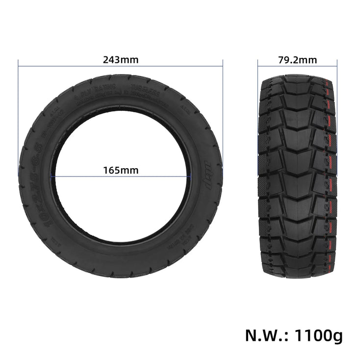 ULIP 10*2.75-6.5 Self-repairing E-Scooter Vacuum Tyre with Goo 10 Inch 10*2.75-6.5 Widen Self-healing Tubeless Tire with Jelly For Kukirin G2 G3 G2 Ultra M4 Max
A1 Electric Scooter Off-road Tires Parts for Speedway 5 Dualtron 3 Electric Scooter