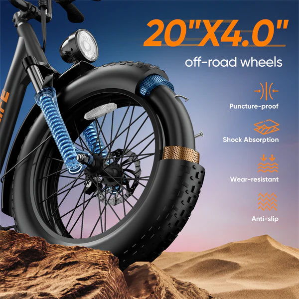 URLIFE E20 Pro Fat Tire Electric Bike