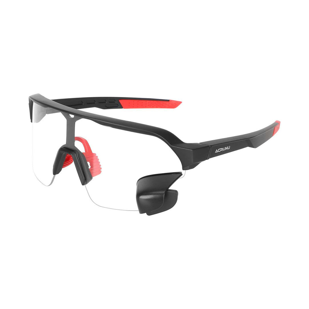 Occhiali da ciclismo ACRUNU che cambiano colore con specchietto retrovisore, occhiali da ciclismo su strada e mountain bike, occhiali da sole per esterni