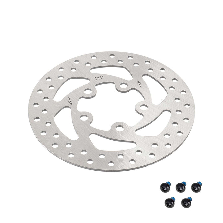 110mm Rear Brake Disc Alloy Rear Brake Pads with 5 Mounting Holes For Xiaomi Mijia M365 1S Xiaomi 3 Electric Scooter Skateboard Replacement Parts