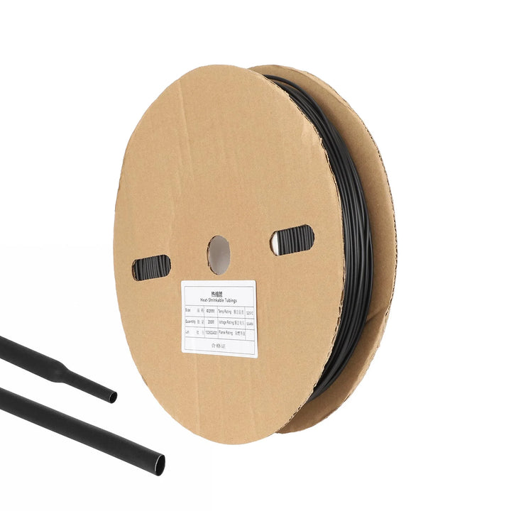 2mm 200 Meter Heat Shrinkable Tube Adhesive Heat Shrink Tube Thermoretractile Insulated Shrink Wrap for Wires Heat Shrink Tube Polyolefin Thermal Cable Sleeve Insulated