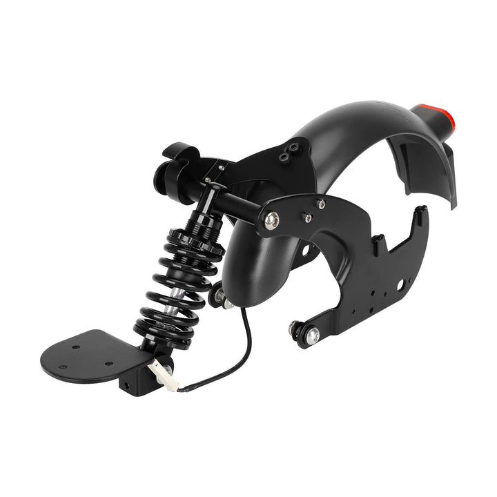 Black Rear Suspension with Fender for Xiaomi 4 pro Scooter Rear Shock Absorber for Xiaomi 4 Pro scooter Upgraded Rear Suspension For Xiaomi 4 Pro Electric Scooter Rear Shock Absorber Accessories With Fender Parts Taillight