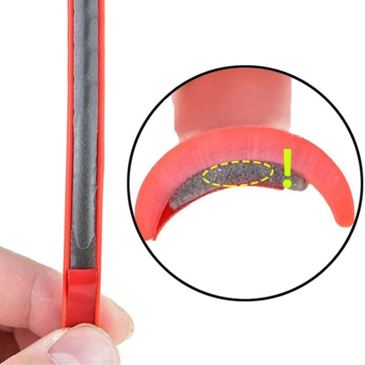 8M Electroplating Red Anti-collision Strip for Xiaomi M365 Pro 1S Scooter Bumper Strip with Electroplating Rubber for Bike 8M Car Decor Car Wheel Rim Protector Sticker Chrome Moulding Strip Trim Grille Bumper Decoration Tire Hub Lights Exterior