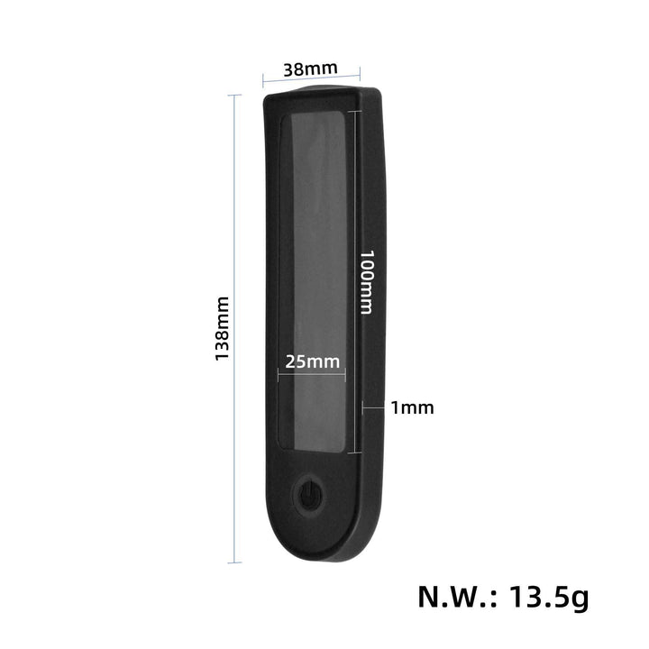 Copertura protettiva impermeabile in silicone nero per pannello, display, schermo cruscotto per monopattino elettrico Xiaomi Mijia M365 Pro Pro2 1S