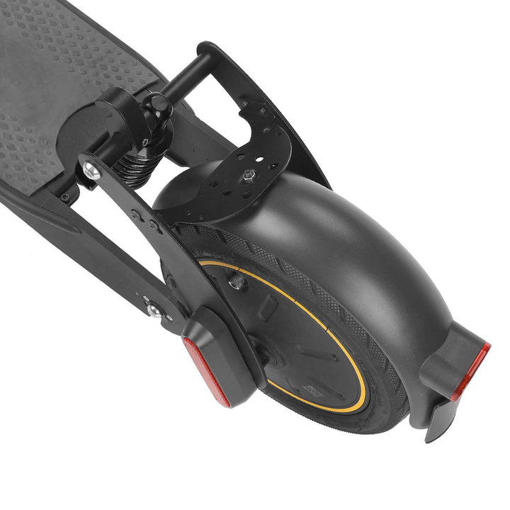 Black V2 rear suspension for G30 Max Scooter with PATENT Max G30LP/G30LE/G30E Rear Suspension Rear Shock Absorber with Rear Fender with License Plate and Enlarged Taillights