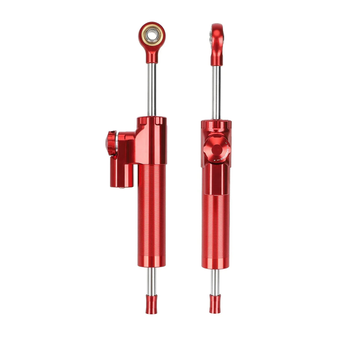 Ammortizzatore di sterzo stabilizzatore rosso con supporto di montaggio rosso per monopattino elettrico Ausom Gallop/Kukirin G3 Pro 2024, staffa di modifica in alluminio e acciaio