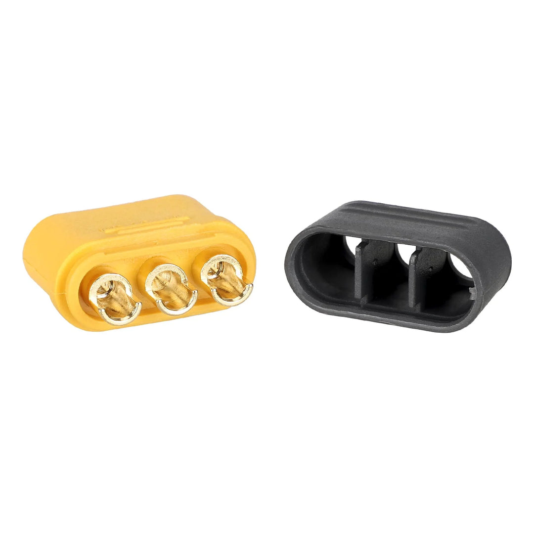 Amass MR60 Male Model Aircraft Plug 3Pin MR60 Male Model Aircraft Power Battery ESC 30A High Current Connector Cable