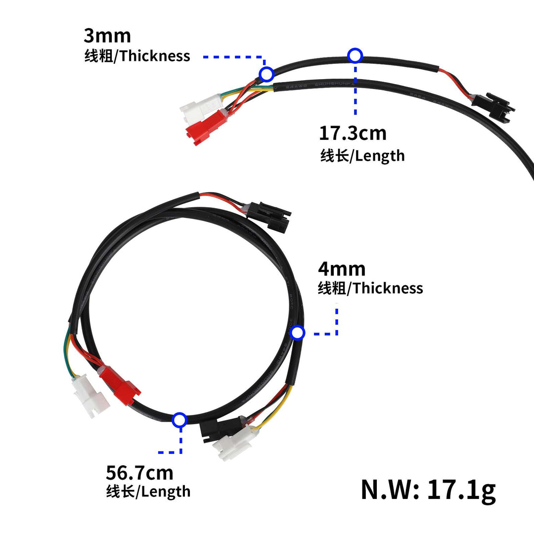 Kukirin G2 Master Right Light Cable Waterproof Night Cycling LED Light Strip Electric Scooter Side Lighting Accessories Suitable for Outdoor Activities High Brightness LED Edge Lighting Accessories Durable Scooter Light Strip