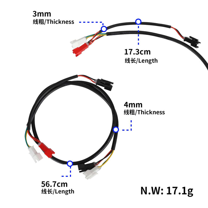 Kukirin G2 Master Right Light Cable Waterproof Night Cycling LED Light Strip Electric Scooter Side Lighting Accessories Suitable for Outdoor Activities High Brightness LED Edge Lighting Accessories Durable Scooter Light Strip