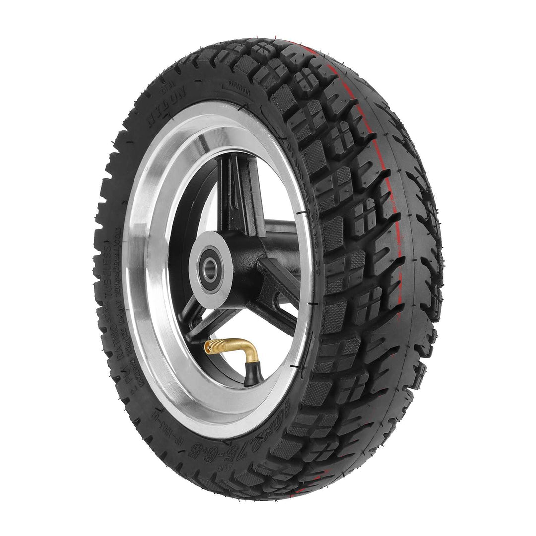 Ulip 10 Inch 10*2.75-6.5 E-Scooter Vacuum Tyre with Valve 10*2.75-6.5 Widen Tubeless Tire with Valve 10X2.75-6.5 Off-road Tires Parts Off-road Tire for Smartgyro Speedway,Rockway,Crossover Kugoo G3, Speed 5 DT 3 Electric Scooter