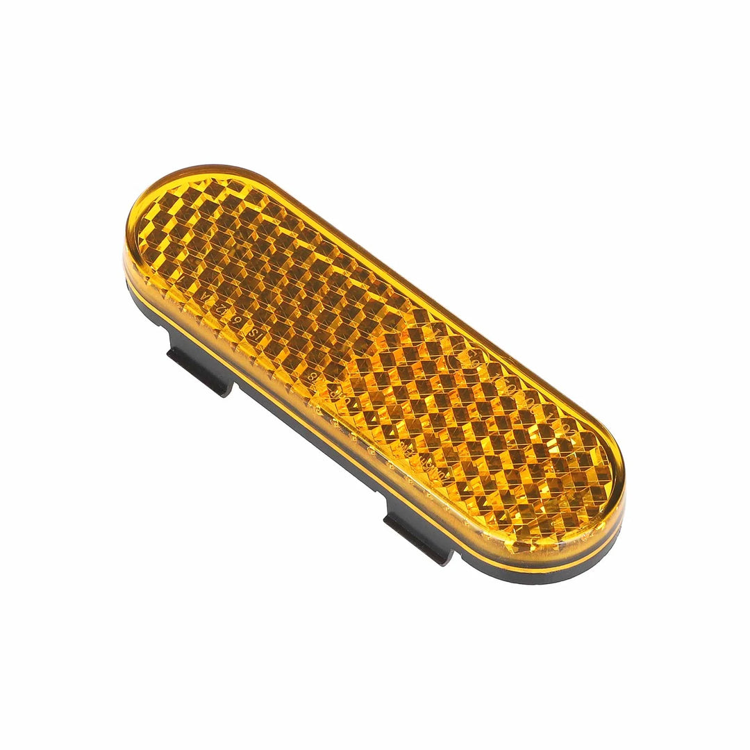Fogli riflettenti gialli laterali per monopattino Ninebot ZT3/ZT3 Pro, riflettori anteriori per monopattino elettrico Ninebot, componenti riflettenti anteriori, riflettore anteriore per avviso notturno, pellicola di avvertimento dispositivo riflettente