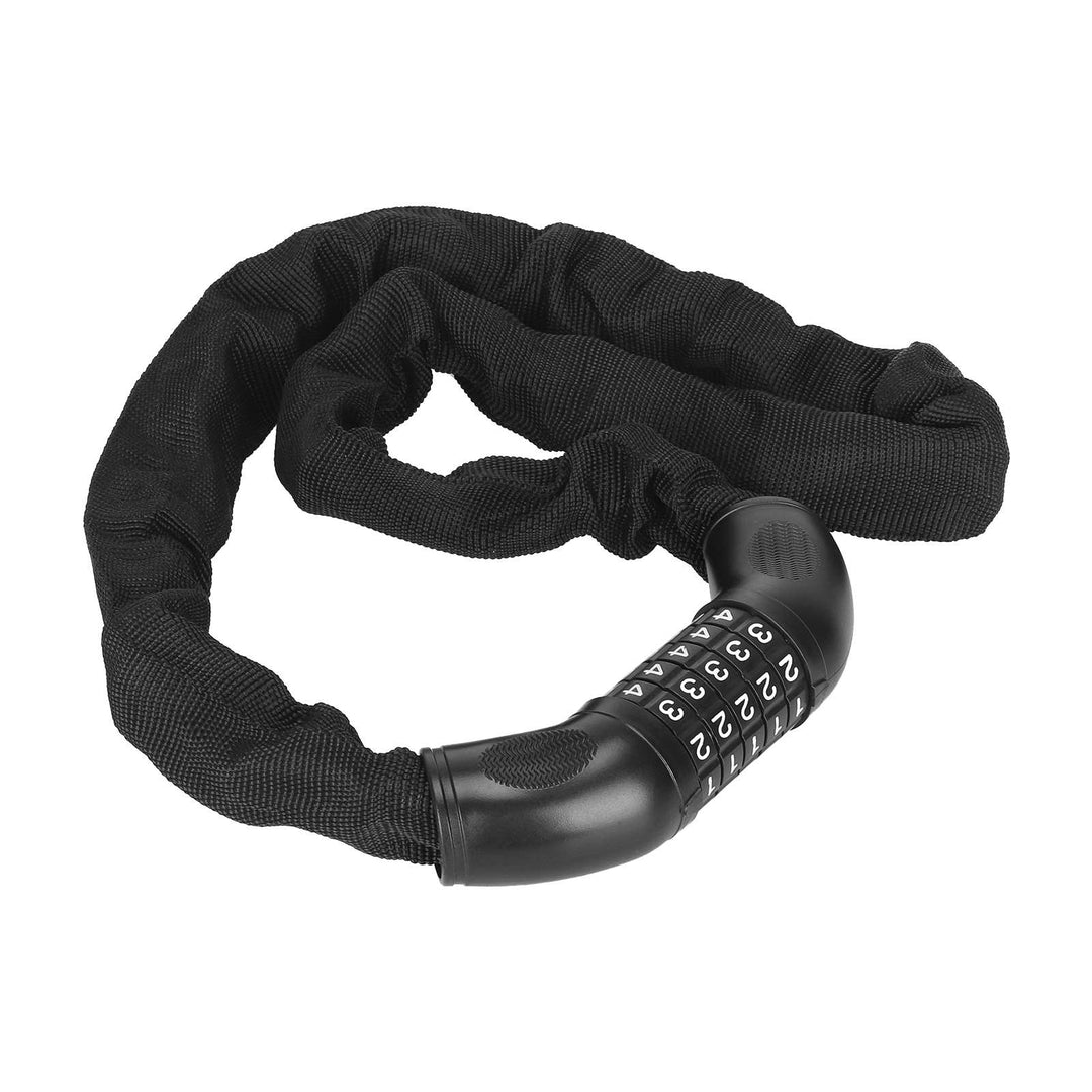 Lucchetto per moto elettrica con combinazione, lucchetto a catena per bicicletta, antifurto per bicicletta, lucchetto a catena portatile, lucchetto per mountain bike