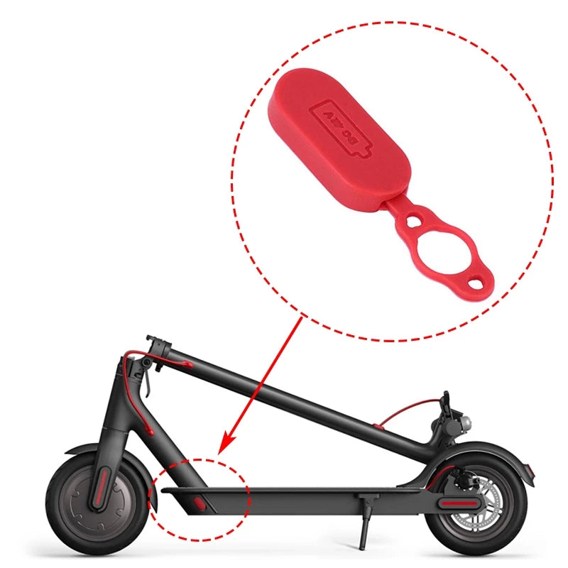 Tappo antipolvere di copertura impermeabile per porta di ricarica per Xiaomi Mijia M365 e Pro Scooter elettrico 1S Pro 2 Scooter Parti in gomma