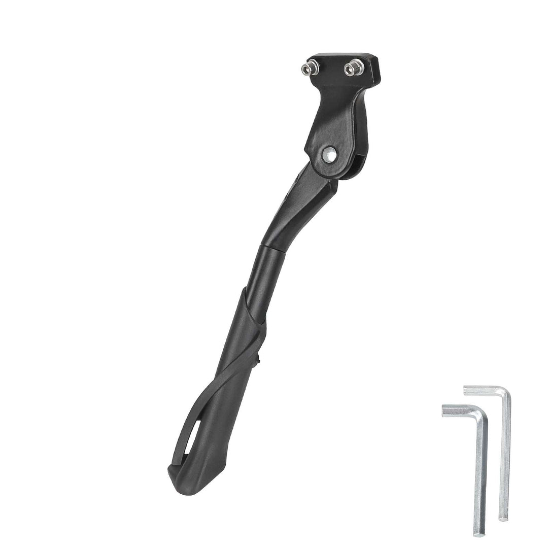 Cavalletto per bicicletta con poggiapiede regolabile da 24-29 pollici, cavalletto regolabile per mountain bike, cavalletto antiscivolo, cavalletto laterale singolo universale per BMX e bici per bambini