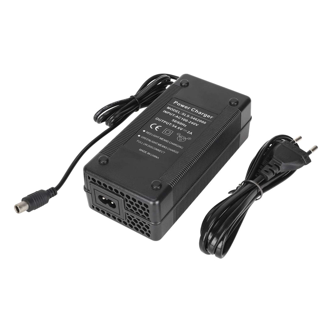 Caricatore da 48V a 54,6V 2A con spina Mi e spina EU per bici elettriche ENGWE EP-2 Pro Engine Pro Engine, scooter elettrici, caricabatterie al litio Li-ion, adattatore di alimentazione 54,6V2A