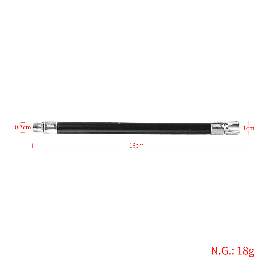 Black Extending Line for Pumping M365 Xiaomi Electric Scooter Extend Inflation Air Nozzle Electric Bicycle Inflation Assist Inflation Extend Nozzle