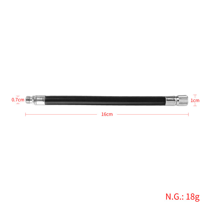 Black Extending Line for Pumping M365 Xiaomi Electric Scooter Extend Inflation Air Nozzle Electric Bicycle Inflation Assist Inflation Extend Nozzle