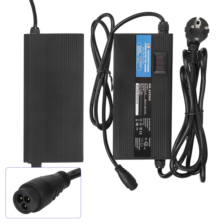 Caricabatterie Rapido MINIMOTOR da 72V a 83V 5A Grande Connettore LP16 Baming Spina EU per DUALTRON X2 /ULTRA2 / NEW STORM / ULTRA Ⅱ UPGRADE / THUNDER II / X Ⅱ UP / THUNDER Ⅲ / NEW THUNDER II / SONIC MODELLO A Alimentatore per monopattino