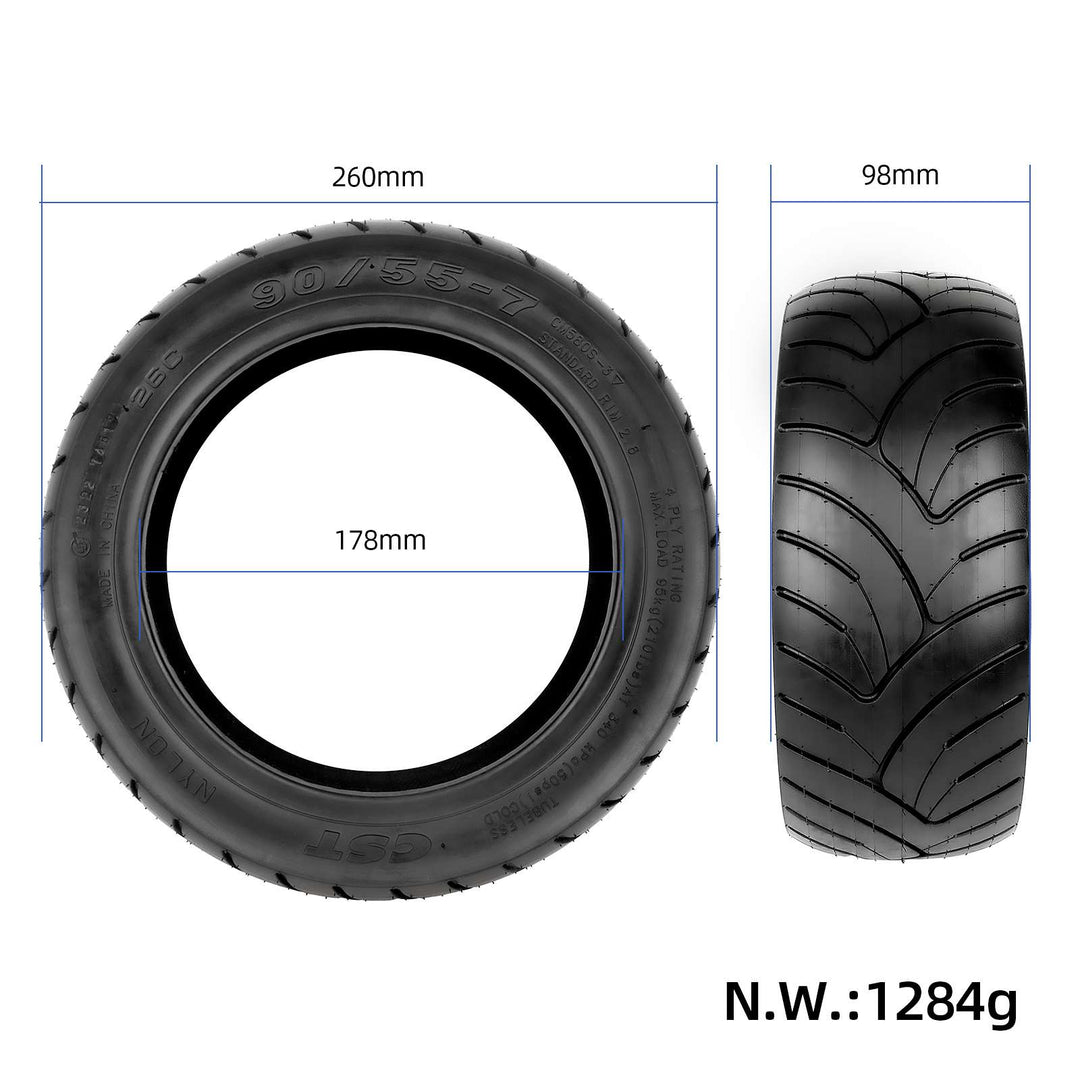 Pneumatici tubeless CST originali per Segway Ninebot GT1 GT2 SuperScooter monopattino elettrico 90/55-7, parti di ricambio per pneumatici esterni a vuoto in gel