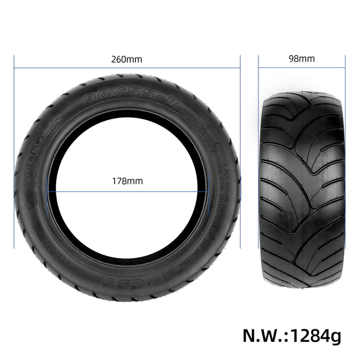 Pneumatici tubeless CST originali per Segway Ninebot GT1 GT2 SuperScooter monopattino elettrico 90/55-7, parti di ricambio per pneumatici esterni a vuoto in gel
