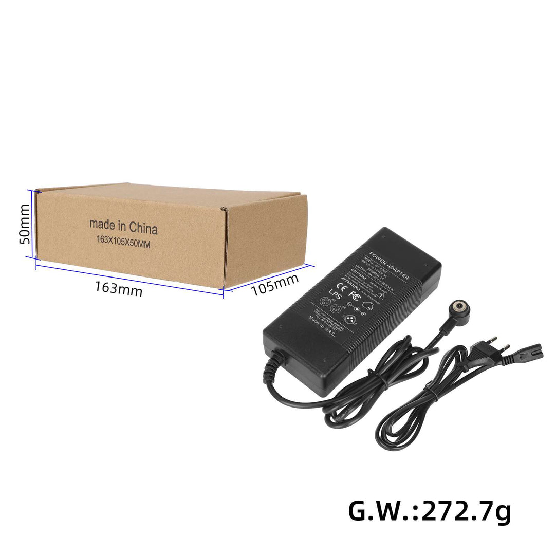 Caricabatterie magnetico 18V~42V2A, standard europeo, adattatore di alimentazione 36V 2A per monopattino elettrico Xiaomi 4 Pro, parti del caricabatterie