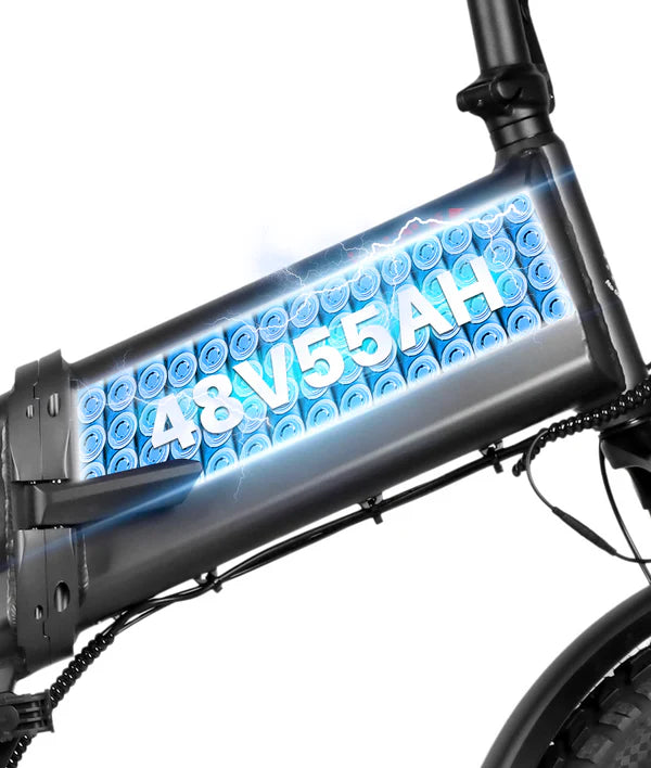 VICTRIP® T6  Foldable Long Range Electric Bike