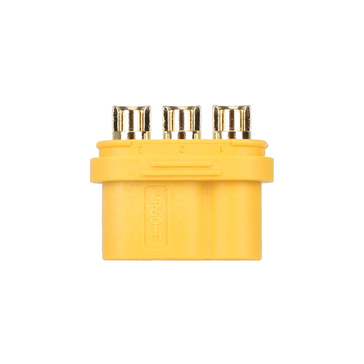 Amass MR60 Female Model Aircraft Plug 3Pin MR60 Female Model Aircraft Power Battery ESC 30A High Current Connector Cable