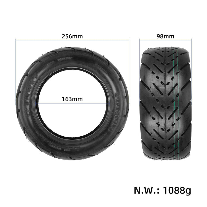 TUOVT 90/65-6.5 Pneumatico Tubeless 90/65-6.5 Pneumatico da Vuoto 11 Pollici Modificato per Scooter Elettrico Dualtron Thunder Pneumatico Stradale Tubeless Ultra Resistente all&