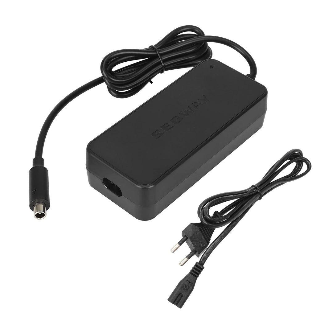 Original Charger Adapter EU Plug for Segway Ninebot Max G30 Electric Scooter 36V 42V 1.7A Domestic Original Charger Device Power Charger Adapter for Ninebot MAX G2 G30LP F65 F40 F30 F20 D28 D40 ES2 ES4 E22 E45 for 36V Lithium Battery Charger Scooter Parts