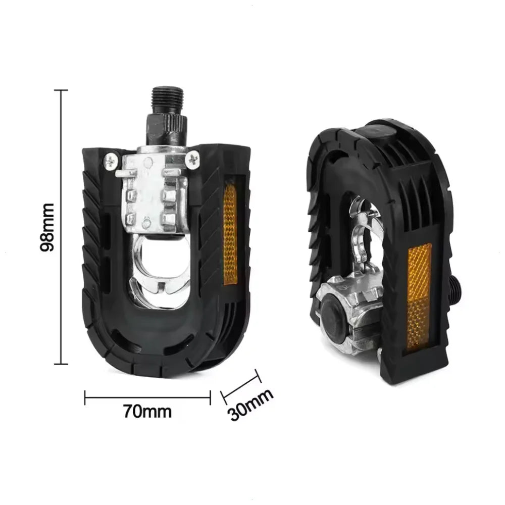 1 Pair Engwe E2 Pro Foldable Ball Bearing Pedal Semi-Aluminum Folding Pedal Suitable For Mountain Bikes Road Bike Bicycle Pedals Ball Bearing Pedals Fixed Gear Pedals Anti-slip Foot Pegs Engwe EP2.0 Pro E2 Pro Electric Bicycle E-bike Folding Pedals